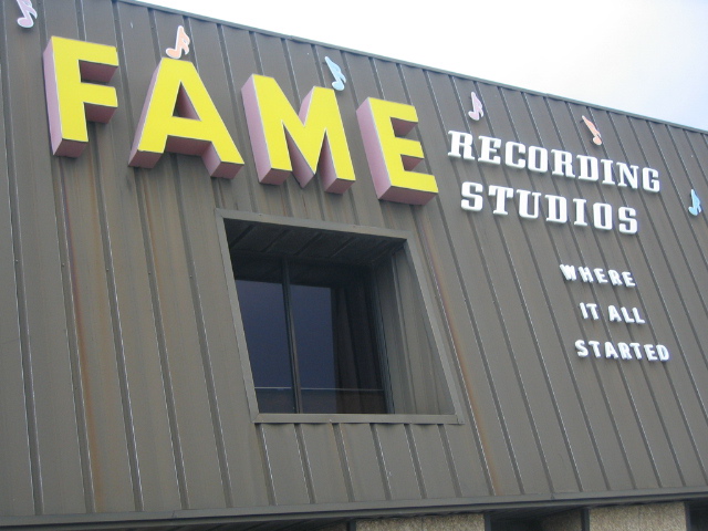 We got to visit the famous FAME recording studio in Muscle Shoals where everyone from Aretha Franklin to Duane Allman recorded!